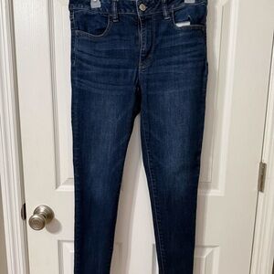 American Eagle Outfitters Dark Blue Skinny Jeans